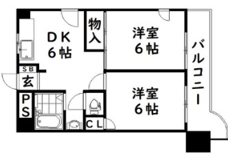 エクセルシオール城東の間取り写真