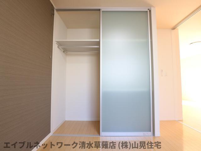 収納　たっぷりとした収納スペースです