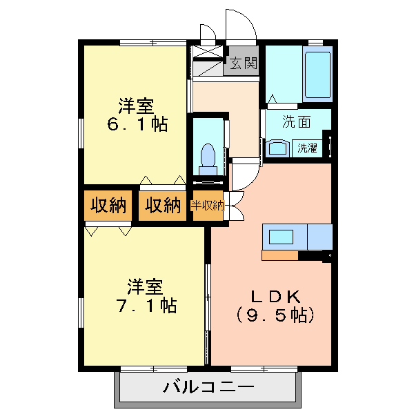 サニーハウスＴの間取り