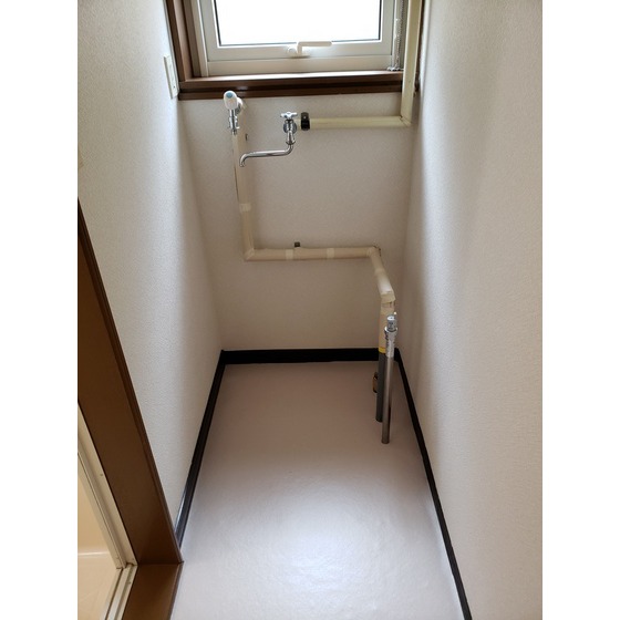 洗面設備　洗濯機置き場