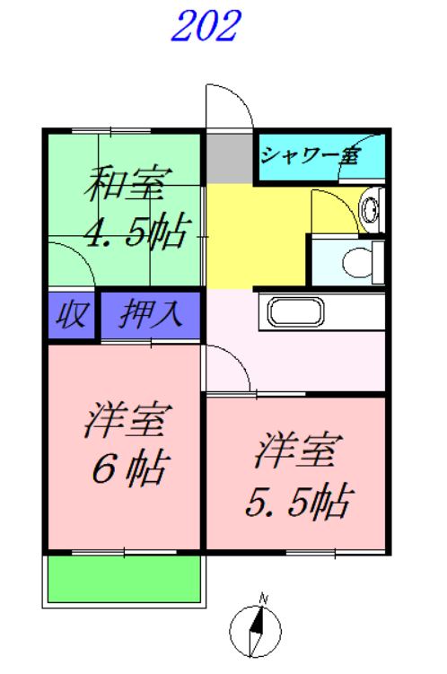 アイムズガーデン13の間取り