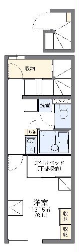 レオパレスアバンギャルドの間取り