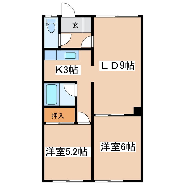 ハイツコバヤシの間取り