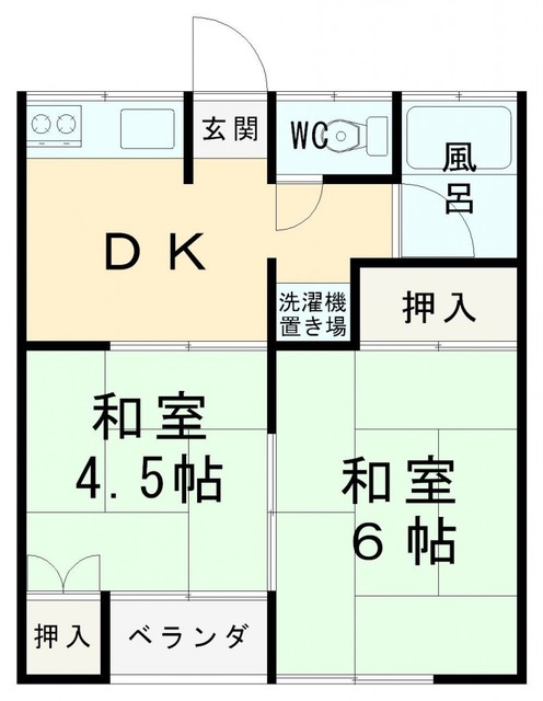 陽光ハイツの間取り