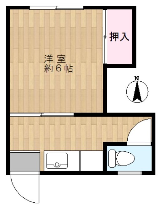 大洋マンションの間取り