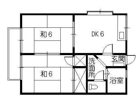 ファミール大通の間取り