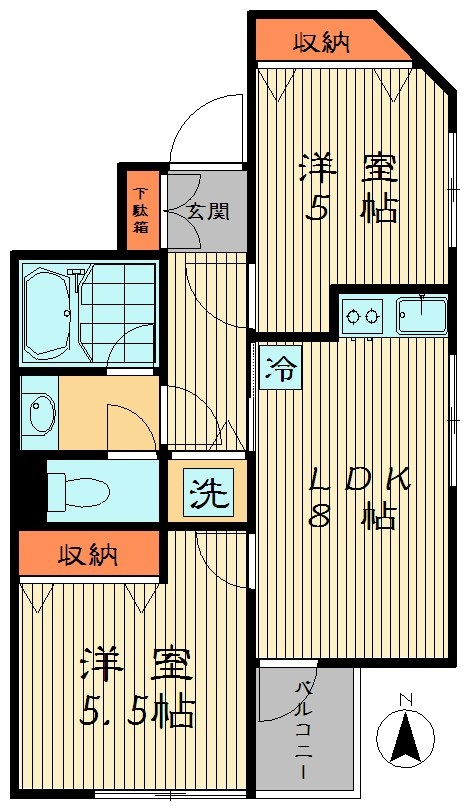 DRホームズ武蔵小山の間取り