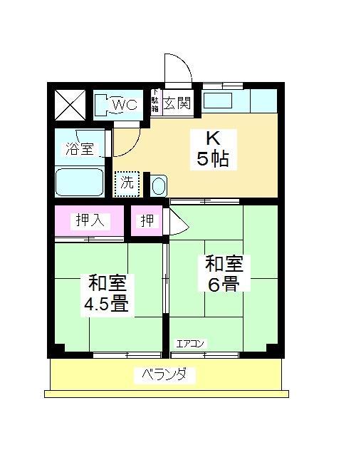 第２神田マンションの間取り