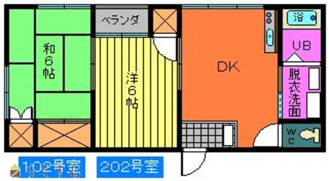 メゾン・サンレイクCの間取り