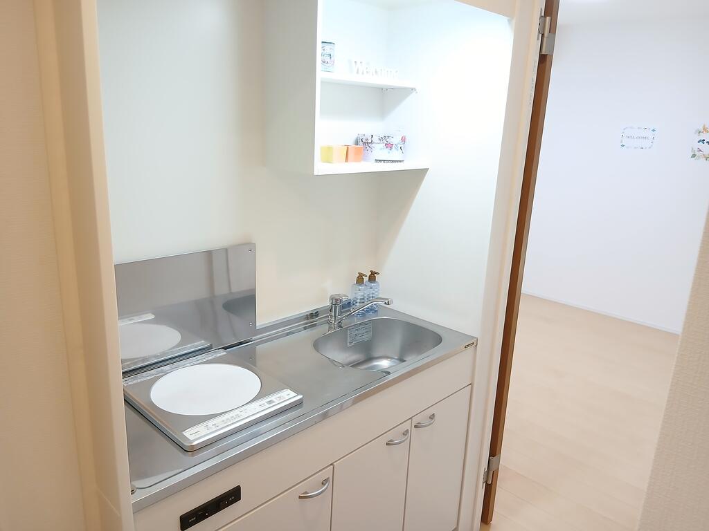 キッチン　手入れのしやすいIHコンロです♪