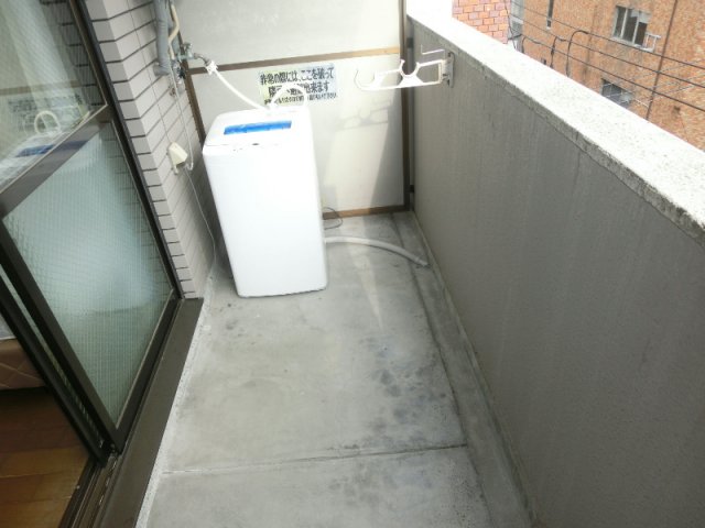 バルコニー　洗濯機付き☆