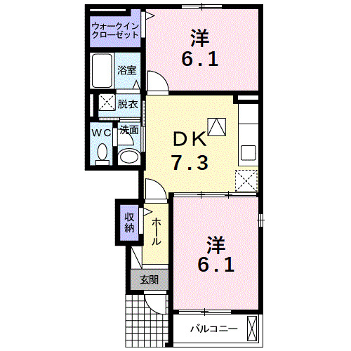 グランデカメリア山の手IXの間取り