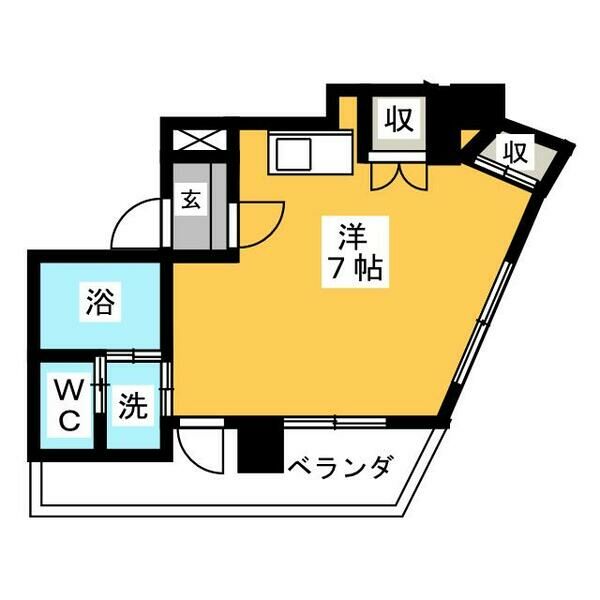 【グランソワールレインボー則武の間取り】