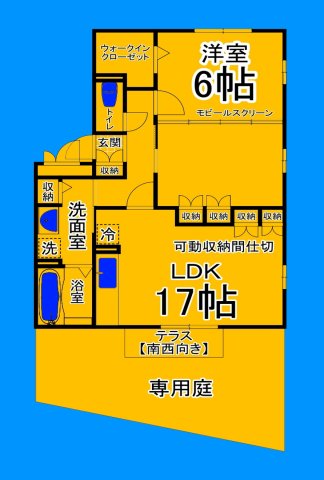 堺市北区百舌鳥陵南町のアパートの間取り