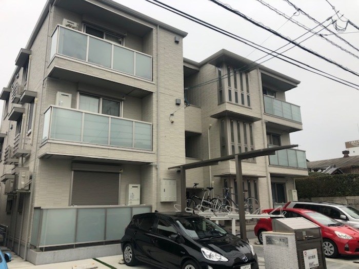 広島県広島市南区東雲１の賃貸アパートの外観