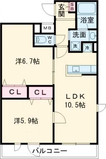 アイルグランデ池袋ノースの間取り