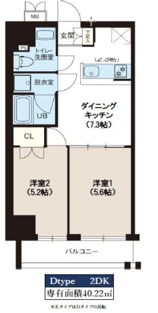 レオーネ南千住IIIの間取り