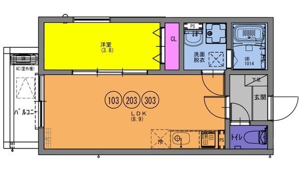 F+style柏原・田辺の間取り