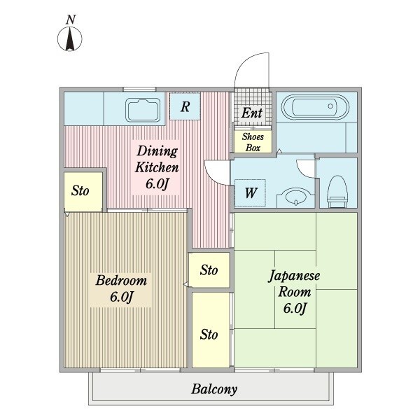 カーサクレールVIIの間取り