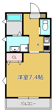 アンドローズの間取り