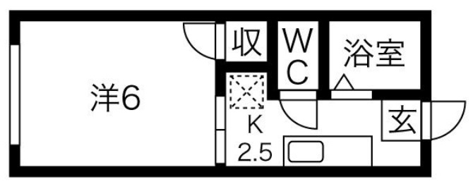 ベルゾーネ田村C棟の間取り