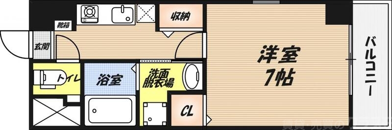 リヴェール城西の間取り