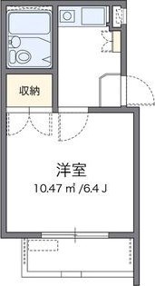 尼崎市元浜町のアパートの間取り