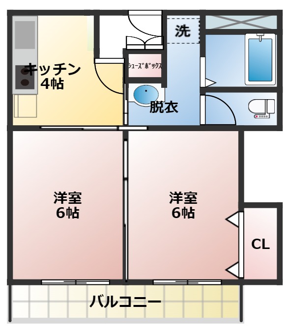 City in リベルテの間取り