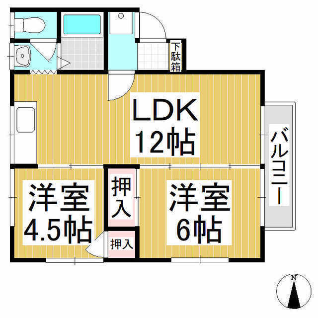 メゾン柿の木の間取り