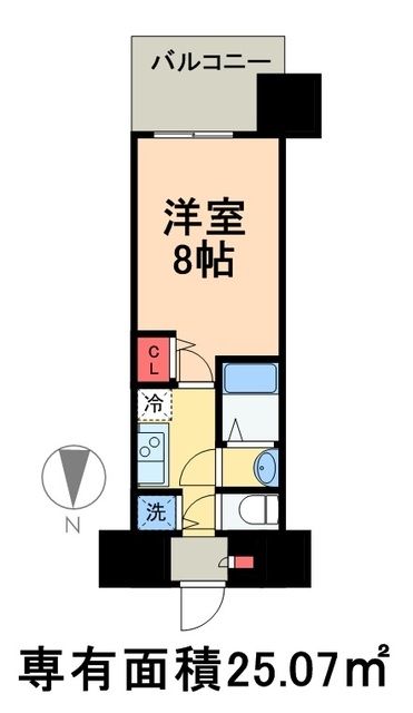 中央区銀座のマンションの間取り