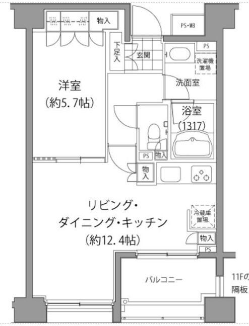 エーデル練馬の間取り