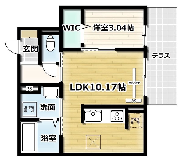 Ｄ－ｒｏｏｍ松井山手南の間取り