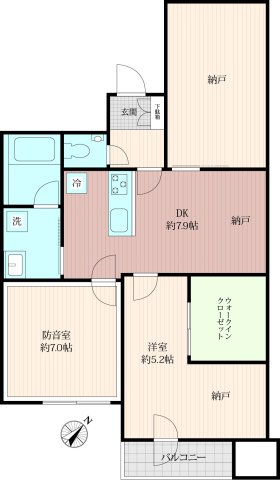 「防音マンション」ルミナス練馬の間取り