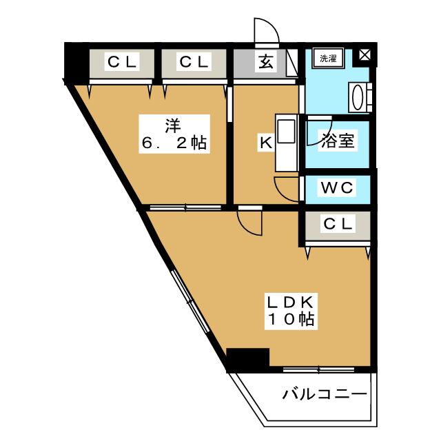 レオステーションフロント鬼越の間取り