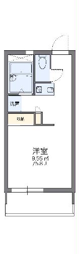 レオパレスマツナミの間取り