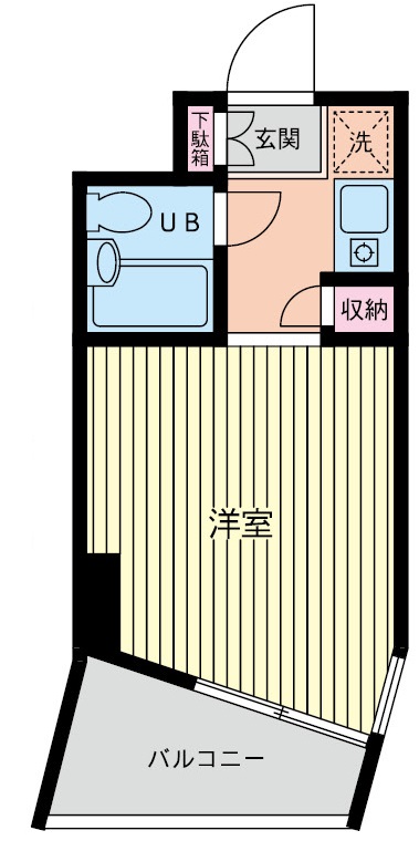 モナークマンション上溝弐番館の間取り