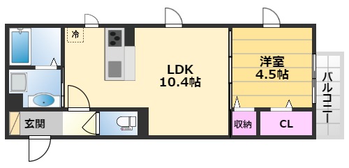 メゾン東雲の間取り