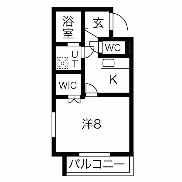 AXIS東田中の間取り