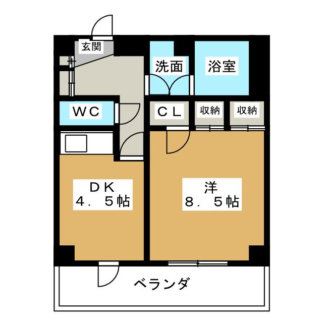 ネスパルド雅の間取り