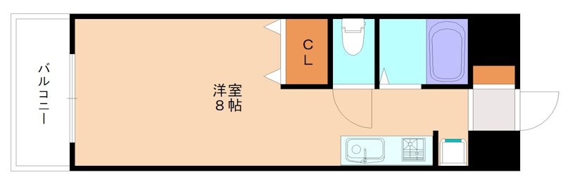 福津市中央のマンションの間取り