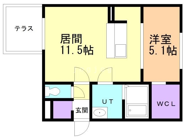 グランドゥール菊水の間取り