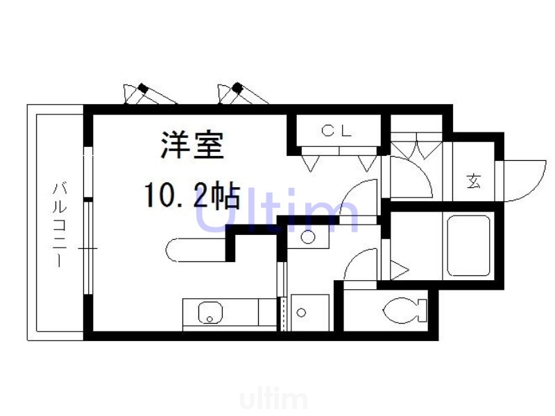 コリドール天神川の間取り