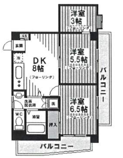 ボナールイズミの間取り