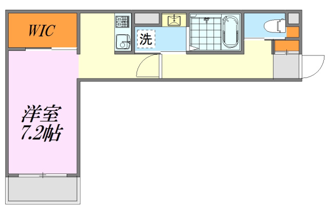 【広島市佐伯区美の里のアパートの間取り】