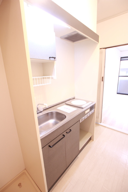 キッチン　★ミニ収納棚付き・コンパクトキッチン★