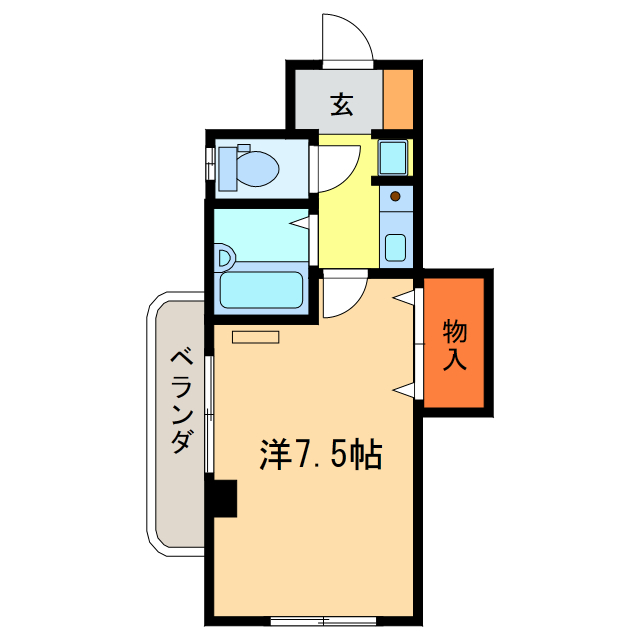 グランベル川島の間取り