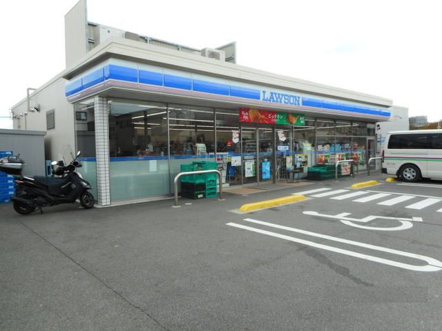 コンビニ　ローソン 岡崎蓑川新町店（コンビニ）まで550m