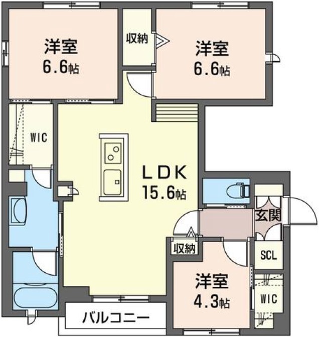 雄治レジデンスの間取り