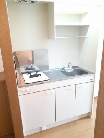 キッチン　1口コンロ付のシステムキッチンです♪