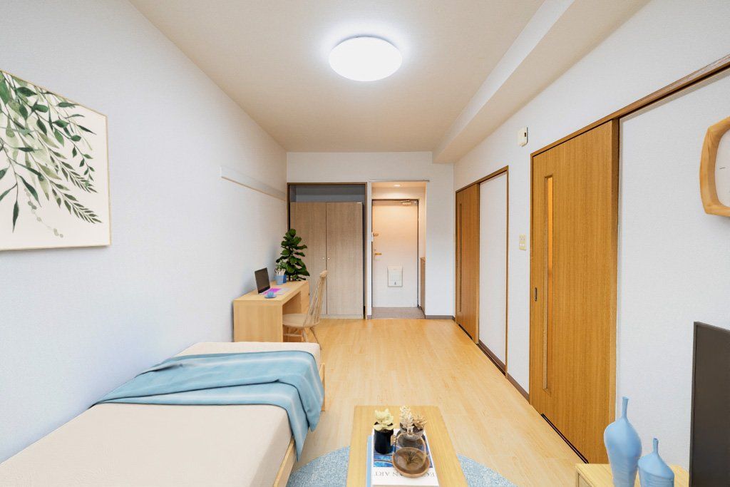 居室・リビング　バーチャルモデルルームのため家具・家電などはついておりませ…